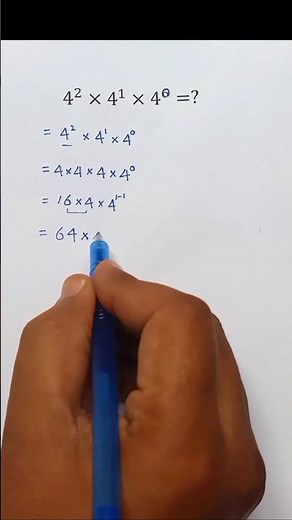 Multiplying Exponents with Same Base ✍️🔥 #maths #mathematics #education #studytok #knowledge