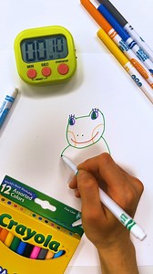 🤔 What can you draw in 12 seconds? | Crayola