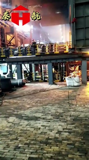 Electric arc furnace scrap steel preheating heating feeding system
