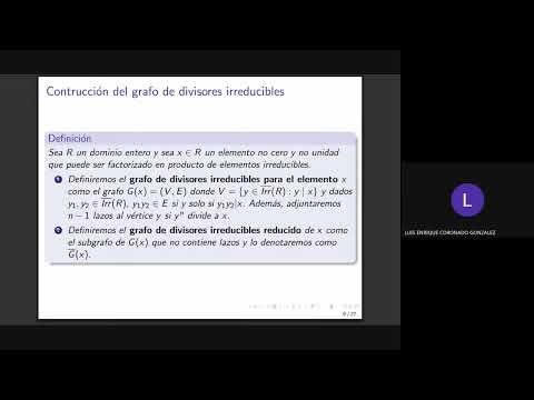 Ver la factorización: grafos en teoría algebraica de números - Luis Enrique Coronado González