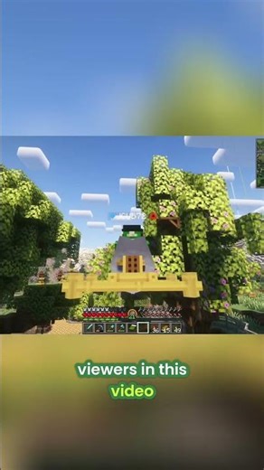 Epic Minecraft Builds: Quadcopter Views & Custom Trees! #shorts