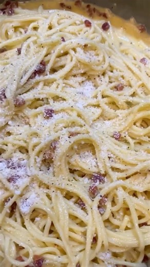 Carbonara! 🥰 #recipe #cooking #pasta #carbonara