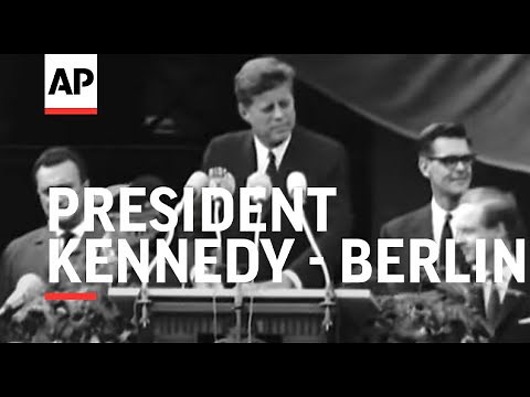 President Kennedy's Ich Bin Ein Berliner Speech 1963