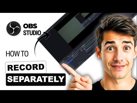 How to record webcam and screen separately with OBS Studio
