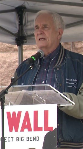 Bipartisan group rallies against border wall being built at Big Bend National Park