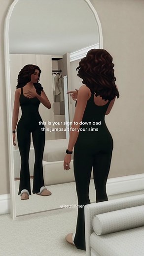 Timeless Collection Sims 4 Jumpsuit Maxis Match by Divinecap