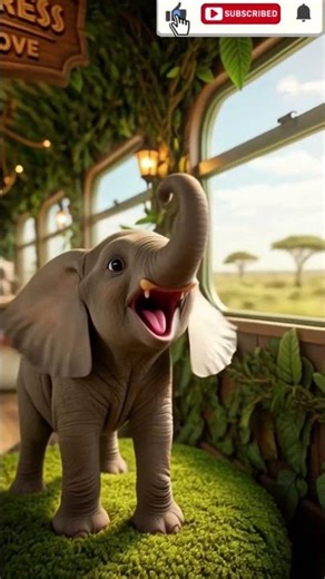 Baby Elephant Express #animalshorts #shorts #babyelephant