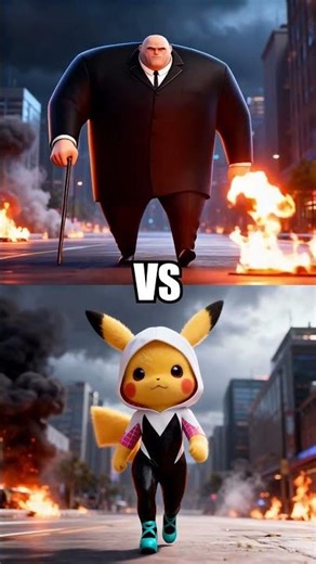 Spider Pikachu Saves The Day In Epic Fight!