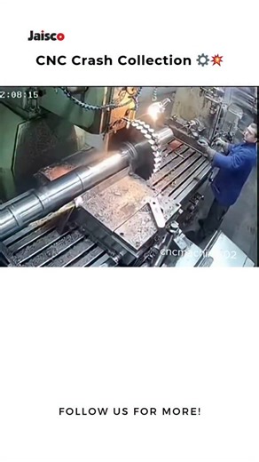 Jaisco | Motor Manufacturer🇮🇳 on Instagram: "CNC crashes happen when tool paths, offsets, or parameters go wrong, causing tools to collide with workpieces or machine components. A single error in programming, setup, or calibration can lead to tool breakage, damaged spindles, scrapped parts, and costly downtime. These incidents highlight why simulation, verification, and precise setup are critical in modern machining environments. . . . . . . . . . . . . . . . . . . . . . . . . . . . . . . . .