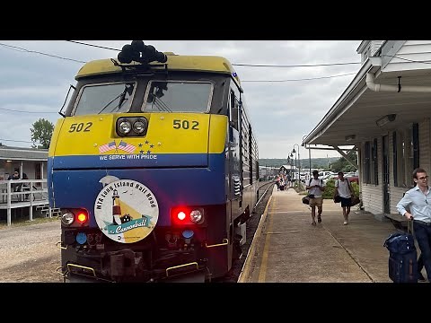 Complete ride on the LIRR Cannonball from Penn Station to Montauk. 8/4/23
