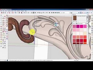 SketchUp (texture mapping with sketchUV)