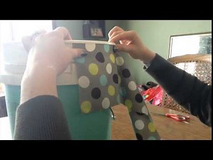 The Crafting Coach: learn how to make fabric-covered buckets