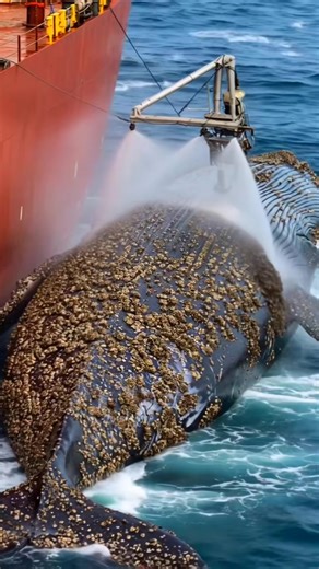 Barnacles removing satisfying video #whale #whalerescue #barnaclesremoval #marinerescue #ocean #oceanlife #rescuemission #marineconservation #whalecleaning #searescue #savethewhales #underwaterworld #animalsoftiktok #animalhelp #emotionalrescue #satisfyingvideos #fypviralシ゚ #trends | Alien Vampires