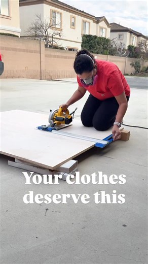 Making sawdust and furniture one board at a time… This build started with nothing but wood, sawdust, and a lot of clamps… and somehow ended up as a 5-drawer dresser 😀 Would you try building your own dresser? Drop a “plans” in the comments and I’ll send you the link so you can grab them! #diyfurniture #diydresser #diybedroomfurniture #beginnerwoodworking #woodworkingplans #woodworkingproject #woodworkingwoman #womenwhowoodwork #woodshopsounds #asmr #woodworkingasmr | The DIY Life with Anika