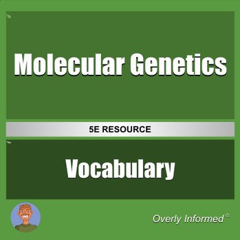 Molecular Genetics Vocabulary & Definition Practice Worksheet