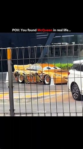 Real-Life McQueen Spotted 🤯