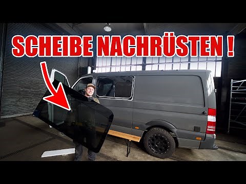 Side window in the SEK SPRINTER 🤓! Vanilla Conversion | ItsMarvin