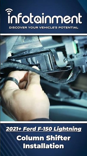 2021+ Ford F-150 Console to Steering Column Shifter Conversion Upgrade - Infotainment.com