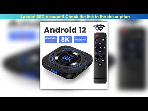 Transpeed Android 12 TV BOX Allwinner H618 Dual Wifi 32G64G Quad Core Cortex A53 Support 8K 4K BT
