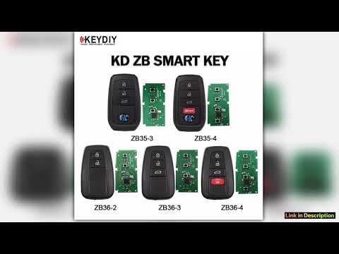 KEYDIY KD ZB3534 ZB36234 Smart Key ZB Series Multiple Remotes for KDX2 KDMAX Programmer