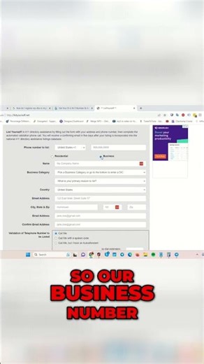 Free Business Listing: Get Found Online (Don't Pay for a D-U-N-S!) #shorts
