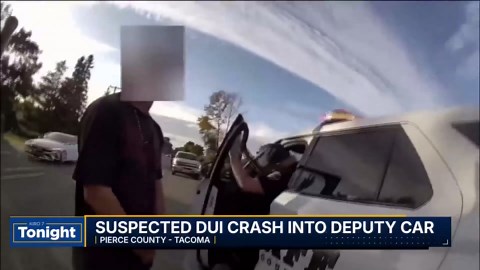 VIDEO: Suspected DUI driver crashes head-on into deputy cruiser