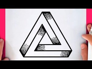 dessin facile | comment dessiner un triangle en 3d facilement | dessin kawaii | dessins facile