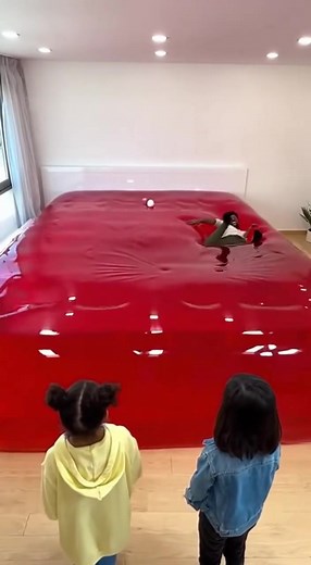 Jumping on jelly bed #jelly #asmr | Relaxing ASMR