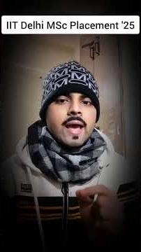 IIT Delhi MSc Placements 2025-26🤯Physics, Chemistry & Maths || #iitjam