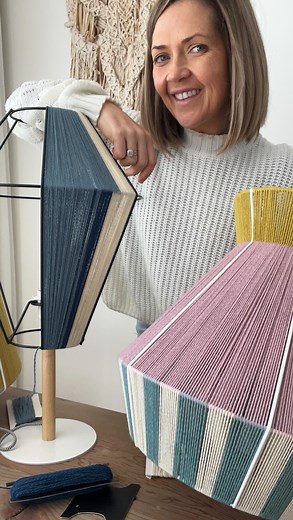 24K views · 114 reactions | Meet the most hypnotic craft on the planet  The rhythmic, mindful motion used to create our pendant lights are a joy to experience. Get lost in it… until the end when you squeal, clap and are SO proud of the fabulous, fancy piece you’ve just produced! Never made anything? No experience, skills or time? This is for you! Easy peasy we promise x Laughing Sunday. | Mary Maker Studio | Facebook