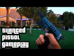 GTA V | Silenced Pistol | Gameplay / Showcase | First Person | 1080p 60fps