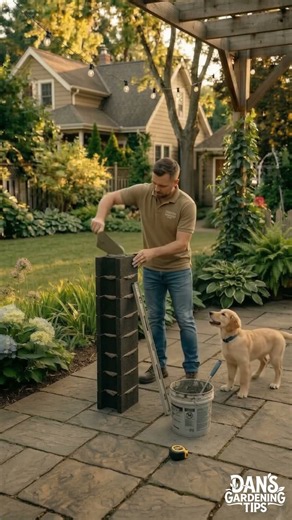 The Ultimate DIY Privacy Fence for Nosy Neighbors! 😂🧱