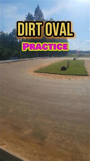 RC Racing Dirt Oval Practice #racing #dirtoval #rccars #shorts