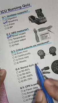 ICU nursing quiz || Quiz Part 207