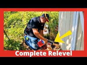 Complete Releveling A Portable Building
