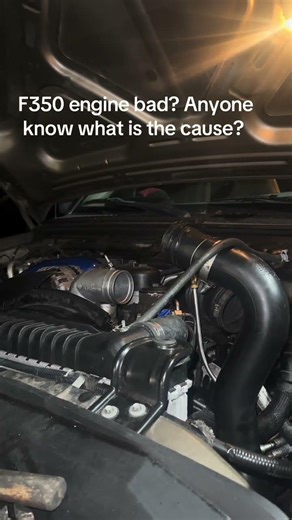Bad F350 engine. What’s the issue? #homesteading #f350 #engine #pickuptruck #fixityourself