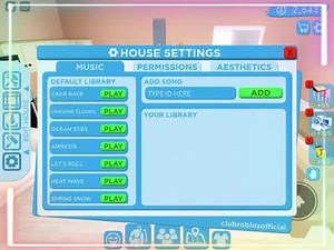 Code to a song in club roblox