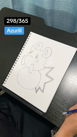 Drawing Azurill #drawing #pokemon #hoenn #pokémon #drawings #draw #pokemonart #azurill #marill