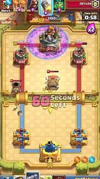 Direct King Tower Attack 😱 Instant Win | Clash Royale14 March 2026