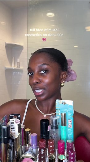 full face of milani makeup🎀 #milanicosmetics #blackgirlmakeup | Makeup