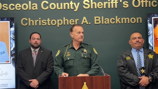 Resolved Cold Cases - Press Conference: Sheriff Christopher A. Blackmon gives remarks regarding two solved cold cases. | Osceola County Sheriff's Office