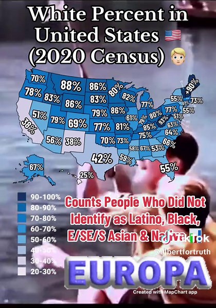 Understanding White Population Percentages by State