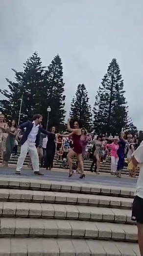 30 piece Flashmob a couple of weeks ago at Coogee Beach for Australian Turf Club 🐎 'The Big Dance' event at Randwick Racecourse | Ben Murray