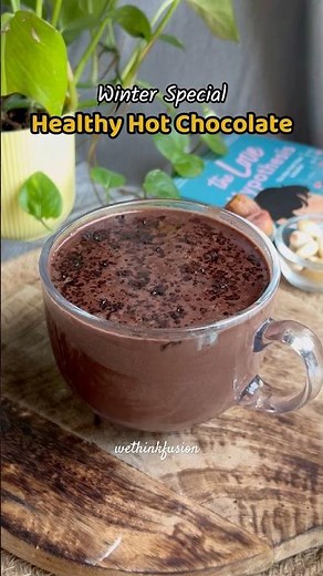 Winter Special Healthy Hot Chocolate recipe | No sugar hot chocolate | Healthy recipes for winters