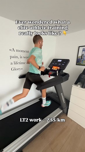 9.7K views · 65 reactions | This is what a LT2 (lactate threshold) training looks like for a pro: 10x3min @2'55/km rest1'. Not max effort. Not race pace. Just controlled suffering. Lactate levels 喝below 3.5mmol Want more behind-the-scenes training sessions?  | Arnaud Dely | Facebook