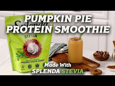 Pumpkin Pie Protein Smoothie | Made with Splenda Stevia
