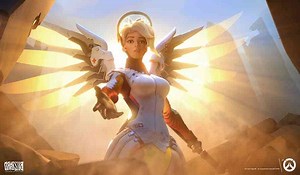 Christmas Themed Mercy Overwatch Cosplay is Awesome