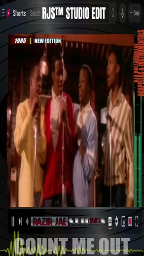 New Edition - Count Me Out (80s New Jack Swing Classic) RJS™ STUDIO EDIT #shorts