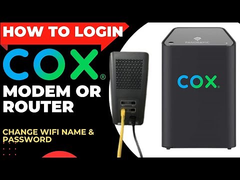 Cox Router Login Guide using Default Admin Credential | Cox Modem Login Guide
