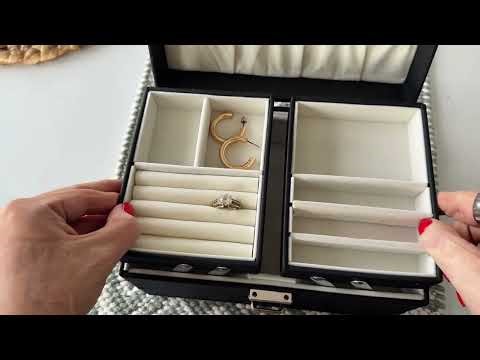 Jewelry Storage Box Review | Tangle-Free Necklace Storage + Ring & Earring Organizer